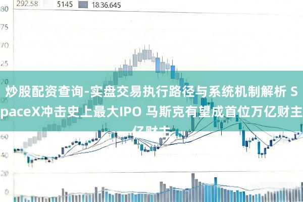 炒股配资查询-实盘交易执行路径与系统机制解析 SpaceX冲击史上最大IPO 马斯克有望成首位万亿财主